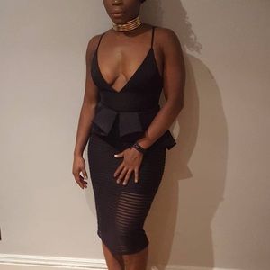 Black dress from Mustard Seed